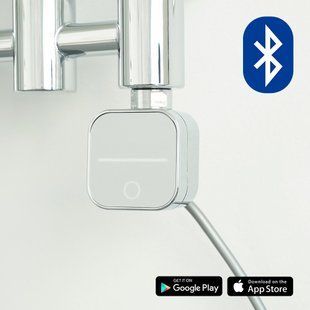 Електричний тен HeatQ NEX 600 Вт Bluetooth з кабелем колір хром (N600.CR.SC), Хром