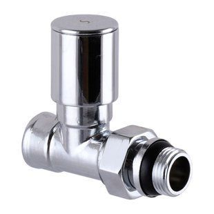 Кран вентильный прямой с американкой Solomon 1/2&Prime; chrom 1875 с уплотнителем 000015809