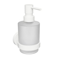 Дозатор для жидкого мыла Bemeta White настенный стекло 104109104, Белый