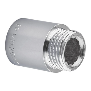 Подовжувач Europroduct Ep.E025.Chr - 1/2"MF-25мм хром EP6124
