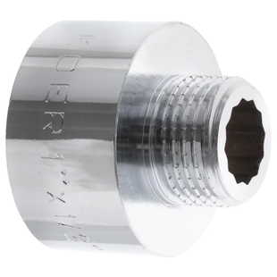 Перехідник (конектор) Koer 1/2 "х1" (хром) Kf.A0610.Chr KF0135