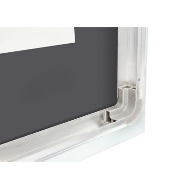 Зеркало Qtap Mideya 1000х600 (DC-F615) с LED-подсветкой и антизапотеванием QT2078F615W, Белый