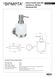 Дозатор для жидкого мыла Bemeta Neo Mini подвесное стекло нержавеющая сталь 104109115, Белый