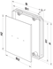 Ревізійні дверцята Vents ДКМ 200x200 мм під плитку сталеві 0687842510