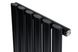 Дизайнерський вертикальний радіатор опалення Arttidesign Rimini 6/1500 чорний матовий, Чорний матовий