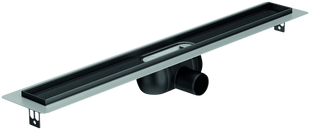 Канал з горизонтальним фланцем ACO ShowerDrain C Black 9010.91.11 (985 мм), низький сифон