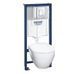 Комплект інсталяція + унітаз Grohe Solido Perfect з кришкою Soft-Close 39186000, Білий