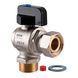 Кран кульовий котловий кутовий з накидною гайкою Arco 3/4&Prime; 150814 000025807