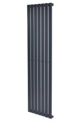 Вертикальный дизайнерский радиатор отопления Arttidesign Livorno 7/1800 серый матовый, Серый