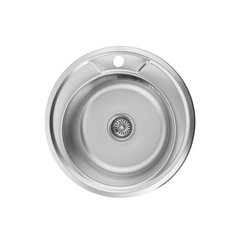 Кухонна мийка Kroner KRP Satin-490 (0,6 мм) CV022764, Satin