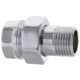 Згін американка (хром) Koer 1/2 "прямий KR.341.chr KR2702