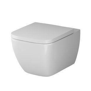Унитаз подвесной FlashClean Am.Pm Spirit 2.0 с сиденьем микролифт Square белый C701701SC, Белый