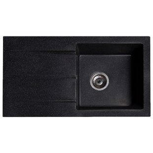 Кухонна мийка Romzha Quadro Antracit RO43448, Чорний