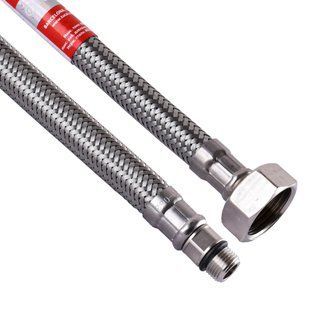 Шланг для смесителя Tucai М10х1/2&Prime; 0,6м. TAQ Grif 200192 (короткий штуцер)