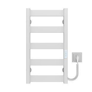 Электрический полотенцесушитель Deffi Harmony П5 400x600 окрашенная сталь WD04 правое подключение белый B.HR.60.40.5.E.W.R.4