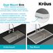 Кухонная мойка Kraus Standart Pro KHT301-18, Нержавеющая сталь