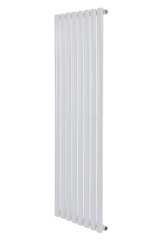 Дизайнерский вертикальный радиатор отопления Arttidesign Rimini 8/1500 белый матовый, Белый матовый
