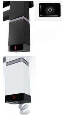 Электрический полотенцесушитель Terma Quadrus Slim 45x118 черный матовый WLQUS118045/9005/ONE