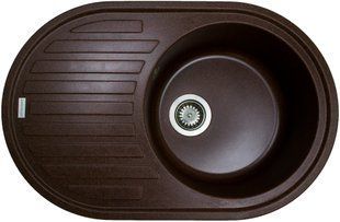Кухонная мойка Adamant Ellipsis 765x495x200 mokko 000008400, Коричневый