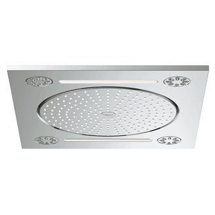 Верхній душ із 3 режимами Grohe Rainshower F-Series 15" 27939001, Хром