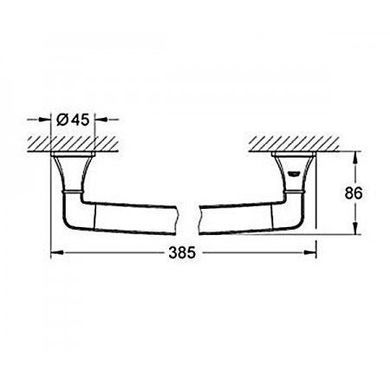 Поручень Grohe Grandera 40633000, Хром