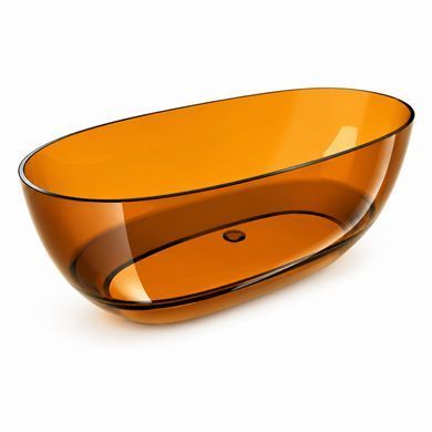 Ванна стеклянная отдельностоящая VBI Vesuvio 170x78 brown VBI-075002