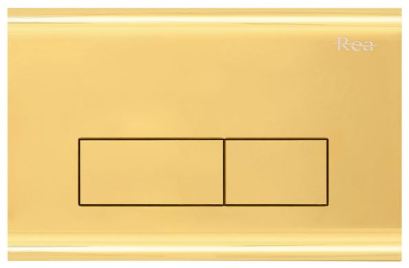 Інсталяція Rea H із золотою кнопкою REA-E9863, Золотий