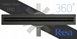 Душевой канал Rea Neo Slim Pro 50 см black REA-G6992