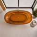 Ванна стеклянная отдельностоящая VBI Vesuvio 170x78 brown VBI-075002
