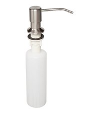 Дозатор жидкого мыла врезной Globus Lux SS 8444, Хром матовый