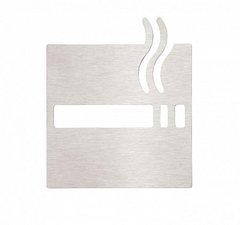 Табличка "Зона для курения" Bemeta Hotel 111022012, Нержавеющая сталь
