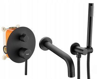 Душова система Rea Lungo black + BOX чорний REA-P6300, Чорний