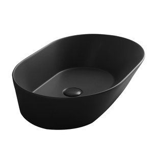 Умивальник Simas Wave 60 см Blak matt WA02NM, Чорний матовий