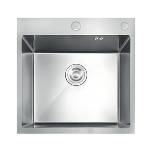 Кухонна мийка з нержавіючої сталі Mixxus MH5050 Decor Nano-Silver MI7040, Decor