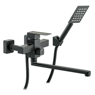 Змішувач для ванни Mixxus KUB-006 black MI2811, Чорний матовий