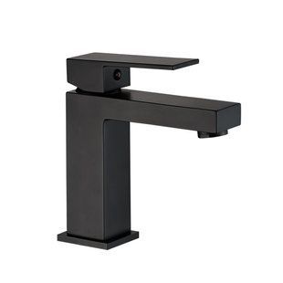 Змішувач для раковини VBI Loreno black низький VBI-050200BL, Чорний матовий