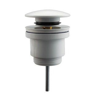 Донный клапан Frap F62-6, автомат, 1 1/4", белый