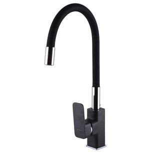 Смеситель для кухни Globus Lux Milano GLM-203LR-1-Onix, Черный матовый
