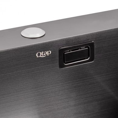 Кухонная мойка Qtap DK5050BL Black 2.7/1.0 мм (QTDK5050BLPVD2710), Черный