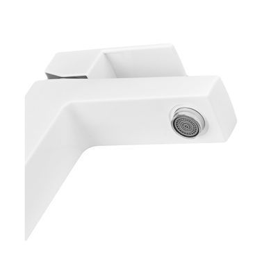 Смеситель для умывальника Plamix Kubus-001 SET white PM0671, Белый