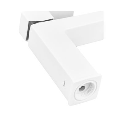 Смеситель для умывальника Plamix Kubus-001 SET white PM0671, Белый