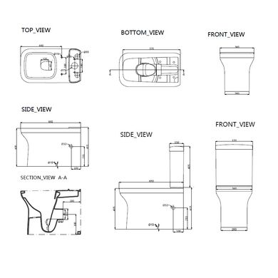 Компакт Devit City 3010160  + кришка soft-close, Білий