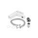 Смеситель для умывальника Plamix Kubus-001 SET white PM0671, Белый